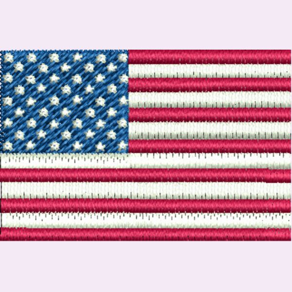 Embroidered US Flag - 350308 Thumbnail