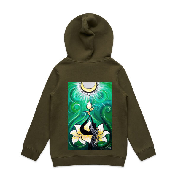 Youth Moon Flower Hoody Thumbnail