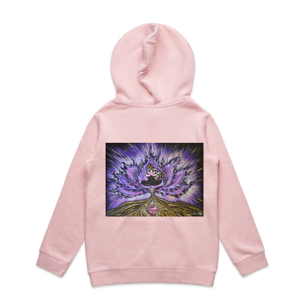 Youth Violet Flame Hoody Thumbnail
