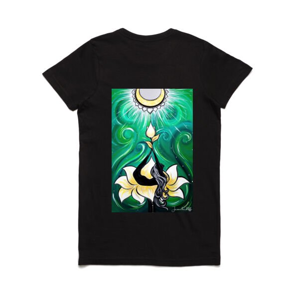 Women's Size Moon Flower Tee Thumbnail