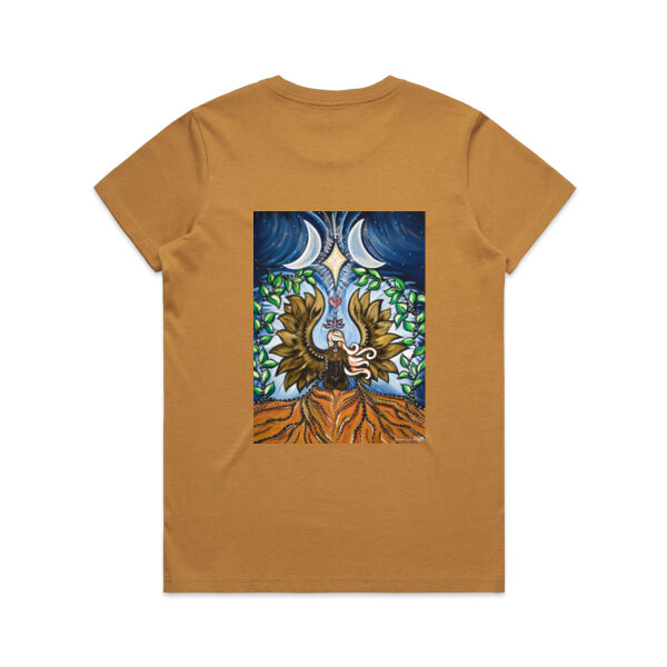 Women Size Forest Moon Angel Tee Thumbnail